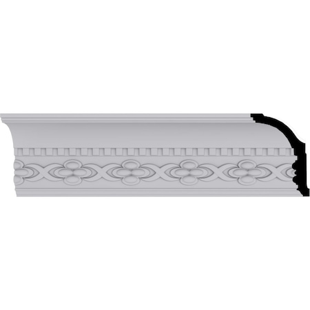 Ekena Millwork 4 3/8"H x 3 1/8"P x 5 1/4"F x 94 1/2"L, (3" Repeat), Dentil Crown Moulding MLD05X04X05DE